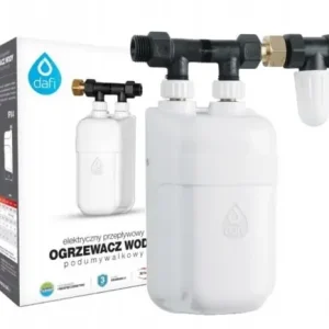 Ogrzewacz wody przepływowy z przyłączem 5,5 kW 230V podumywalkowy Cena promocyjna