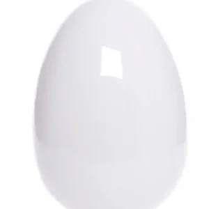Szybka wysyłka Jajko ceramiczne białe wielkanocne ozdobne 6 cm