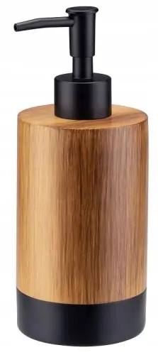 Bezpieczna płatność Dozownik do mydła w płynie brązowy Wood