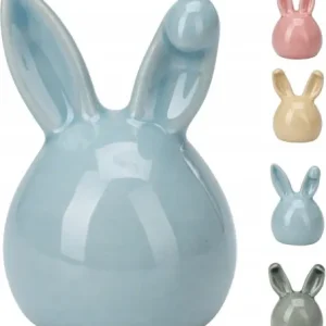 Zając figurka wielkanocna porcelanowa 7 cm Niska cena