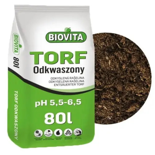 Torf odkwaszony ogrodniczy do roślin 80 l Bestseller