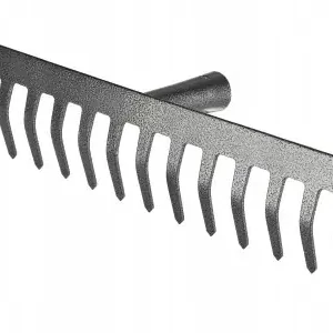 Grabie ogrodowe metalowe 16-zębne 38 cm Łatwy zwrot