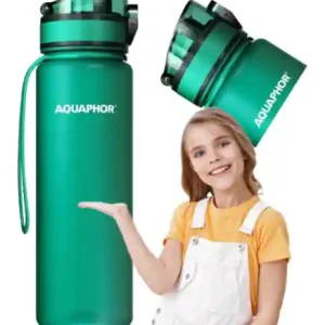 Butelka filtrująca do wody Aquaphor 0,5l zielona + 1 filtr Darmowa dostawa