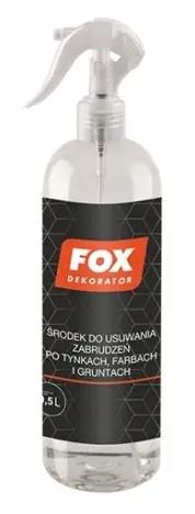 Fox Środek do zabrudzeń po tynkach i farbach 0,5l Zamów teraz