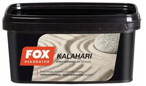 Fox Farba strukturalna ścienna Kalahari Lapis 0005 1l Szybka wysyłka