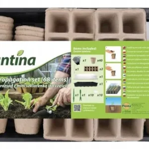 Zestaw do rozsad w mini szklarence 68 elementów Ekspresowa dostawa