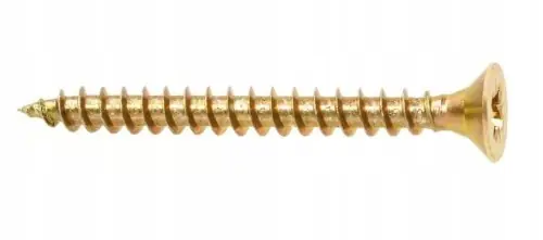 Bezpieczne zakupy Wkręty hartowane do drewna 3x40mm 35szt PZ2 złote
