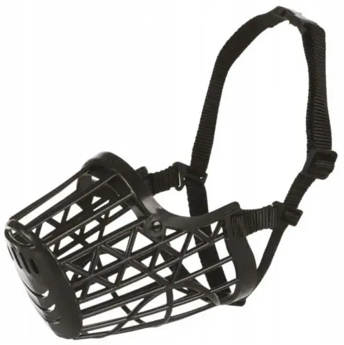Najlepsza cena Trixie Kaganiec plastikowy dla psa M-L 26 cm czarny