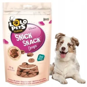 Ekspresowa dostawa Lolo Pets Przysmaki dropsy czekoladowe z witaminami dla psa 75 g