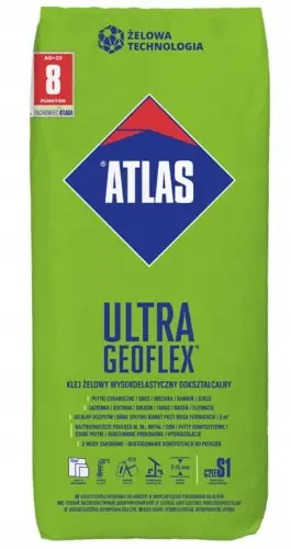 Bezpieczne zakupy Geoflex Ultra Klej żelowy do płytek 25 kg wysokoelastyczny
