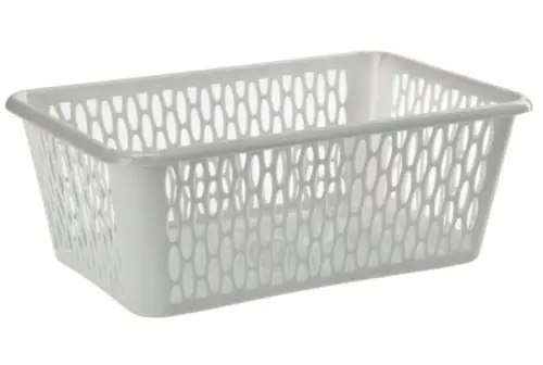 Dodaj do koszyka Koszyk do przechowywania szary prostokątny 26x37x15cm uniwersalny organizer