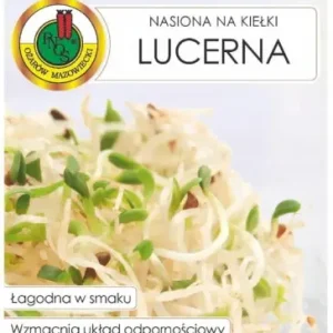 Nasiona na kiełki Lucerna 30g Delikatny smak Nowość