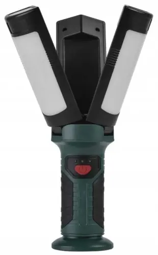 Akumulatorowa lampa robocza LED 600 lm Rozkładana z magnesem 2200mAh czarna Łatwy zwrot