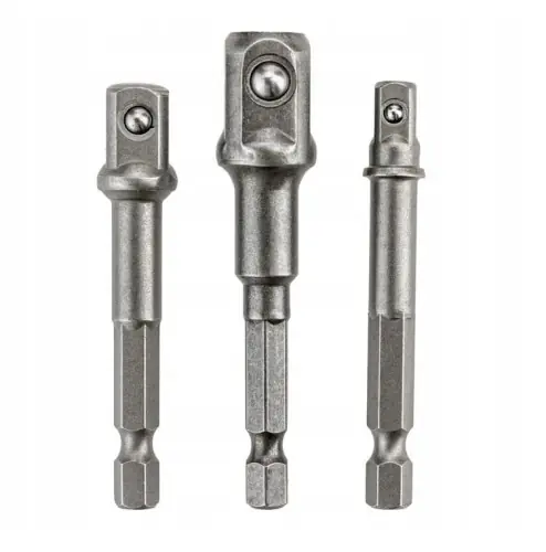 Zestaw adapterów HEX do nasadek 3 szt Bestseller