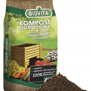 Zniżka Kompost ogrodowy 40L Naturalny sposób na żyzną glebę i zdrowe rośliny
