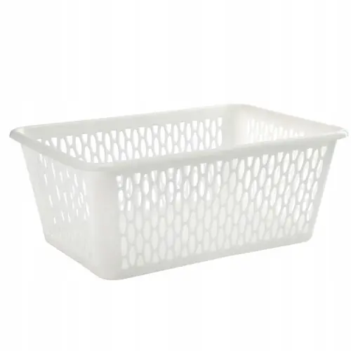 Ekspresowa dostawa Kosz uniwersalny kremowy organizer 25×16×8 cm do przechowywania