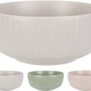 Ograniczona ilość Miska ceramiczna obiadowa basic różne kolory ryflowana 15cm 600ml 1szt