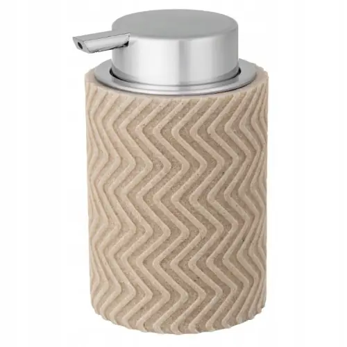 Dozownik do mydła w płynie beżowy tworzywo sztuczne 8,5x13,8cm 1000ml 1szt Wybór klientów