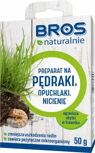 Bros Preparat na pędraki opuchlaki nicienie zwiększa odporność roślin 50g Cena promocyjna