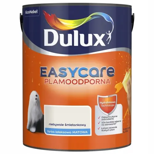 Dulux EasyCare farba lateksowa ścienna Niebywale Śmietankowy mat 5L Ekspresowa dostawa