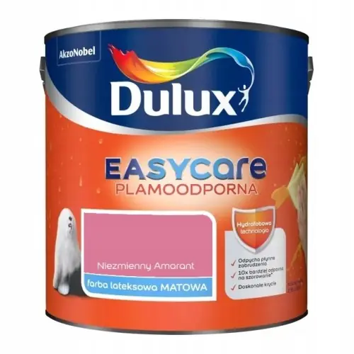 Dulux EasyCare farba lateksowa ścienna Niezmienny Amarant mat 2,5L Okazja