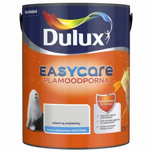 Dulux EasyCare farba lateksowa ścienna Odporny Popielaty mat 5L Darmowa dostawa
