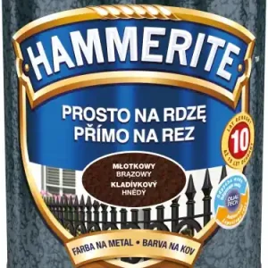 Hammerite Prosto Na Rdzę farba do metalu młotkowy brązowy 0,7L Zamów teraz