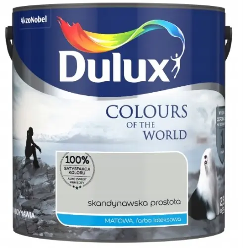 Dulux Kolory Świata farba lateksowa ścienna Skandynawska Prostota mat 2,5L Zamów teraz