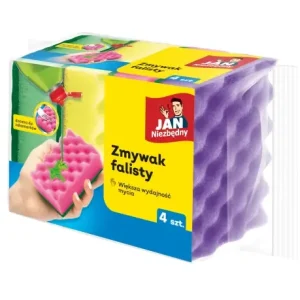 Wybór klientów Jan Niezbędny zmywak uniwersalny kuchenny falisty 4 szt.