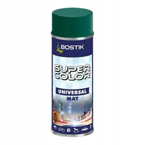 Bostik Super Color Universal spray farba zielony ciemny mat 400ml Bestseller