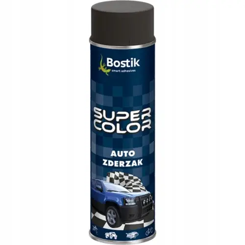 Bostik Super Color Auto Zderzak lakier akrylowy Czarny mat 500ml Kup teraz