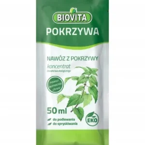 Tylko dziś Biovita Nawóz organiczny naturalny z pokrzywy do roślin płyn 50ml