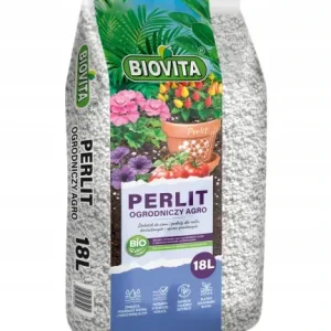 Nowy Biovita Perlit ogrodniczy do spulchniania gleby biały 18L