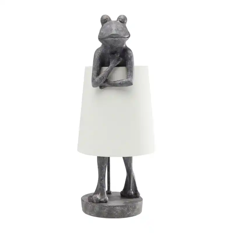 Bezpieczna płatność Lampa stołowa Animal Frog Grey Kare