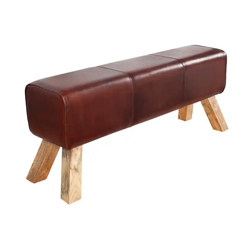 Sprawdź teraz Ławka Bock 120cm skóra - Invicta
