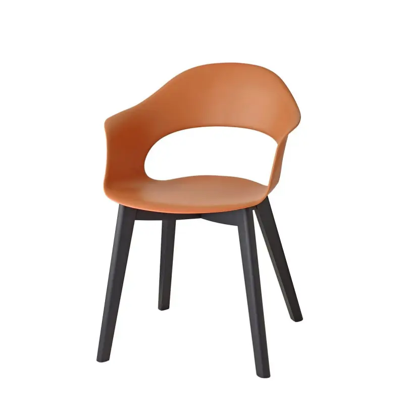 Krzesło Lady B natural - terracotta Popularny