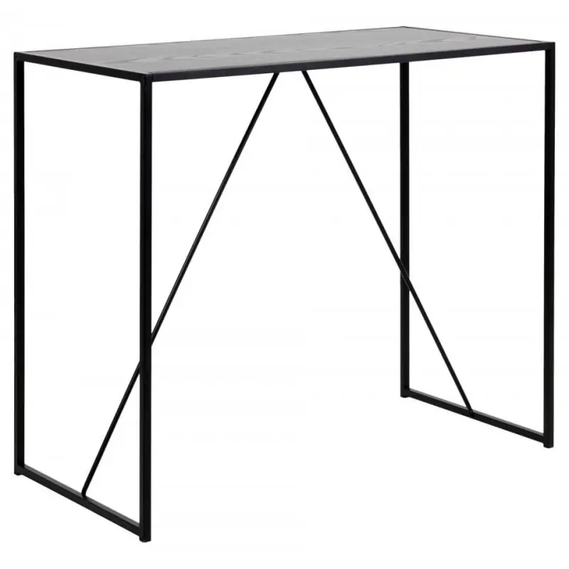 Nowy Stół barowy Seaford 120 cm czarny Actona