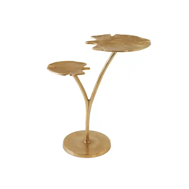 Stolik pomocniczy Gingko złoty 56 cm - Invicta Tylko do końca tygodnia