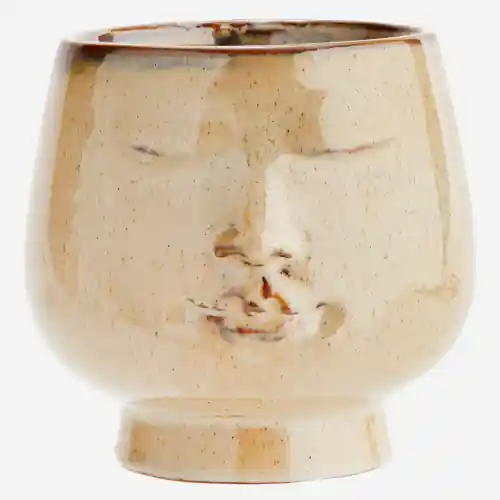 Ograniczona ilość Ceramiczna doniczka twarz Madam Stoltz