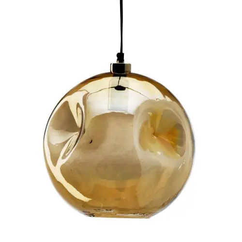 Lampa szklana Bubbella - Złota | Bazar Bizar Szybka wysyłka