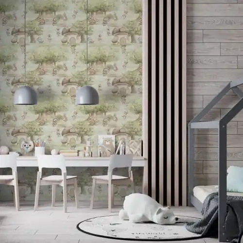 Łatwy zwrot Tapeta Opowieści z leśnej chaty W66 | Yoko Design