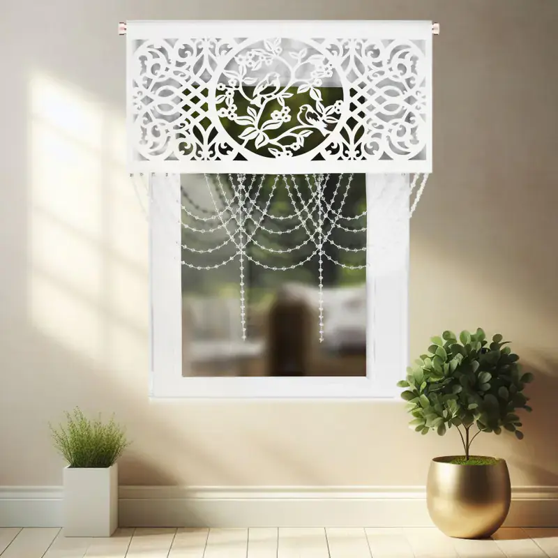 Panel ażurowy udekorowany koralikami na tunelu 90x100cm ERCIN Tylko dziś