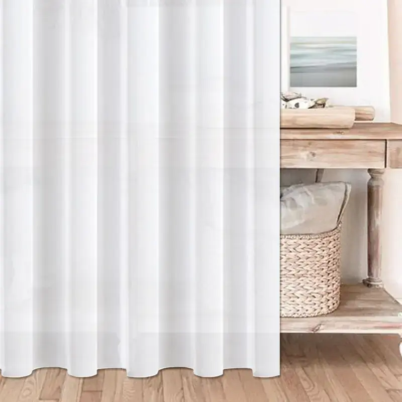 Firana z woalu biała na taśmie 300x230cm MARITA Premium