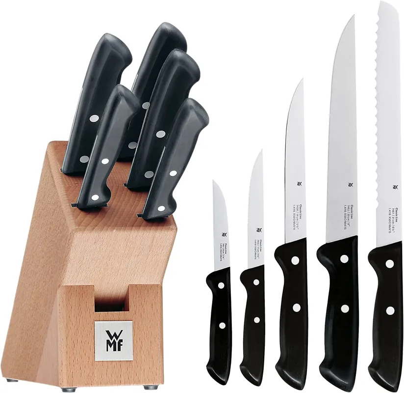 Dodaj do koszyka WMF Classic Line - zestaw noży w bloku 6cz.