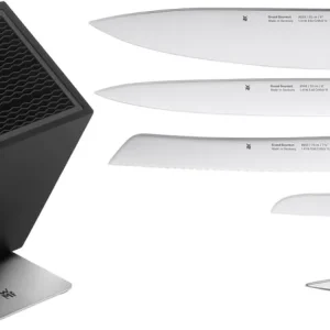 WMF GRAND GOURMET - Zestaw noży w czarnym bloku 6el. Wyprzedaż