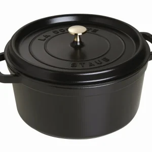 Staub La Cocotte - garnek żeliwny okrągły 6.7 l, czarny Ostatnia szansa