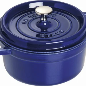Super okazja Staub La Cocotte - garnek żeliwny okrągły 2.2 l, niebieski