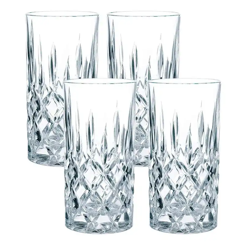 Spiegelau & Nachtmann Noblesse 4szt - zestaw szklanek longdrink kryształowych, szklanki Obniżka ceny