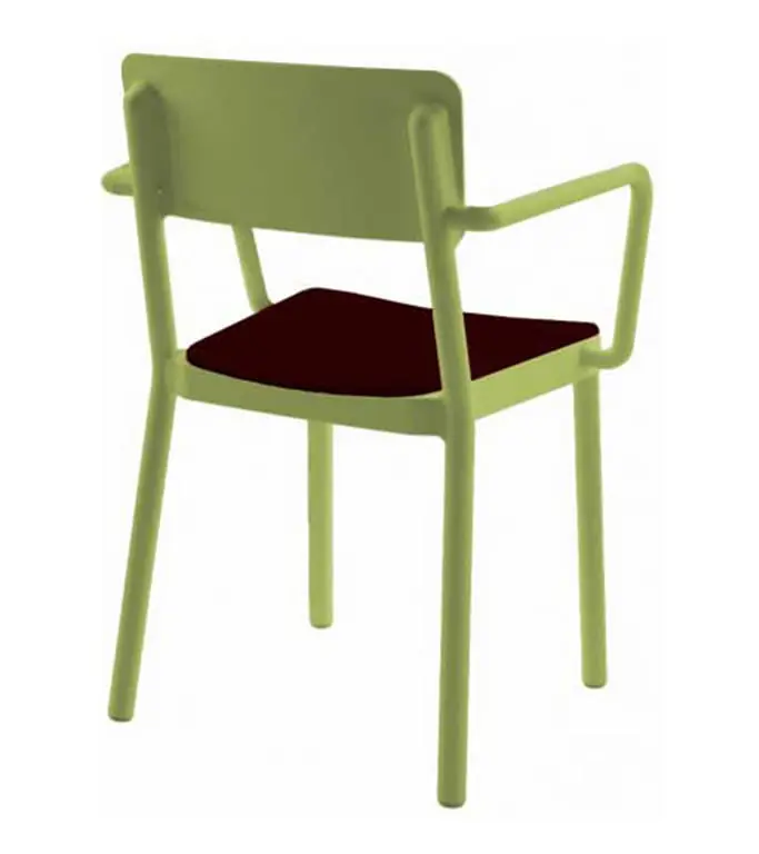 Krzesło Lisboa Upholstered Arm Verde Oliva Resol Bestseller