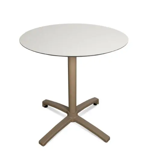 Bestseller Stół Drop śr. 70 cm Sand-Silver Resol